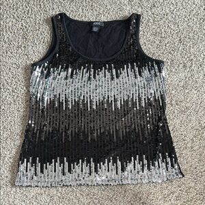 Y2K Verve Sequins Top
